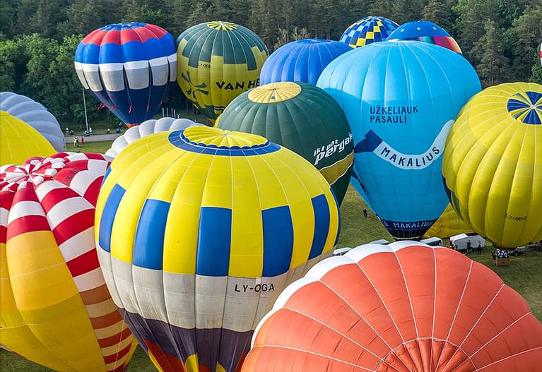 Hot Air Balloon Vilnius or Trakai Group Flight